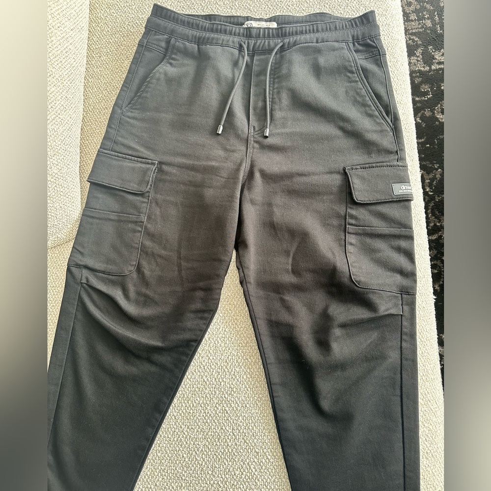 Zara Black Cargo Pants